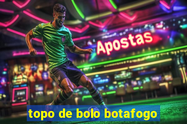 topo de bolo botafogo